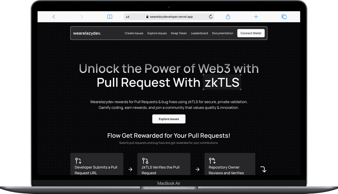WeAreLazyDev developer platform dashboard